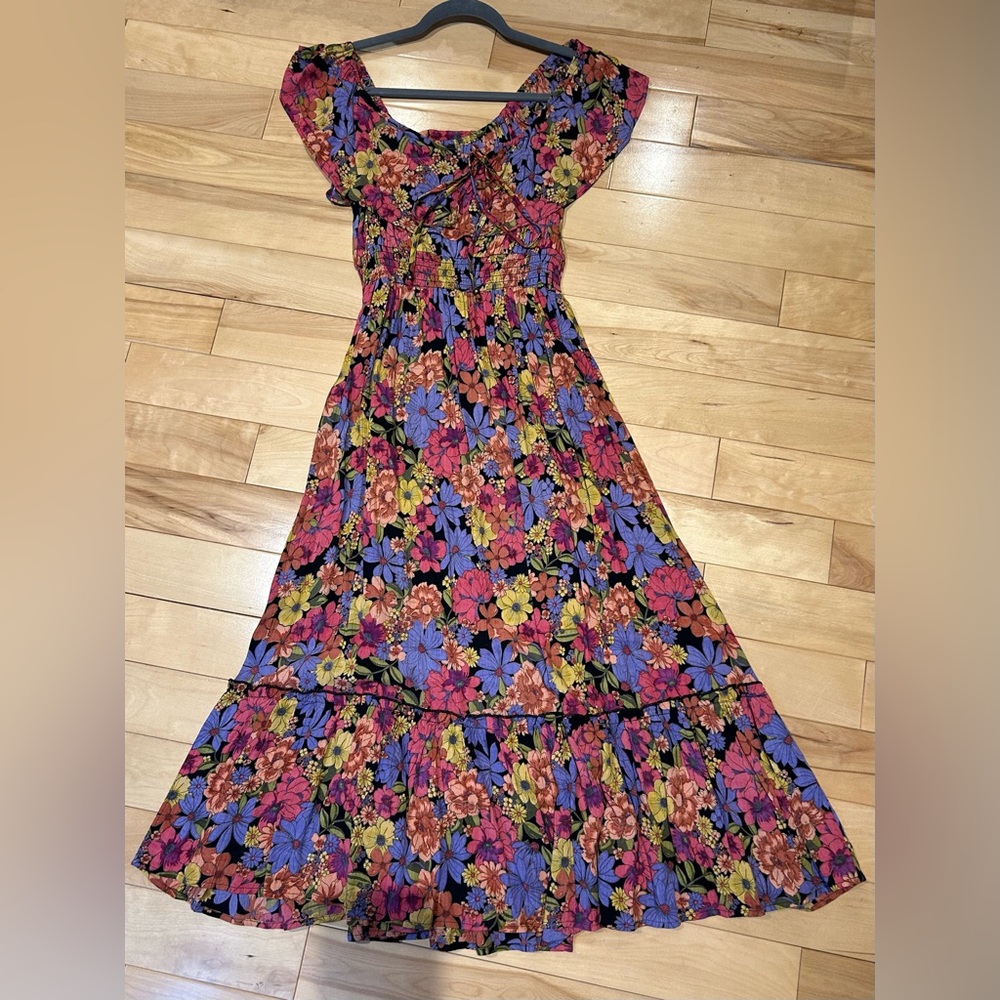 Angie Floral Maxi Dress